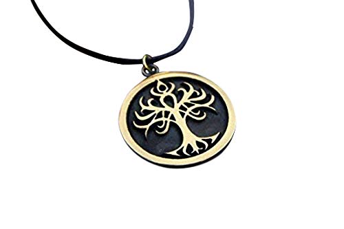 Yggdrasill Pendant V1 - Brass