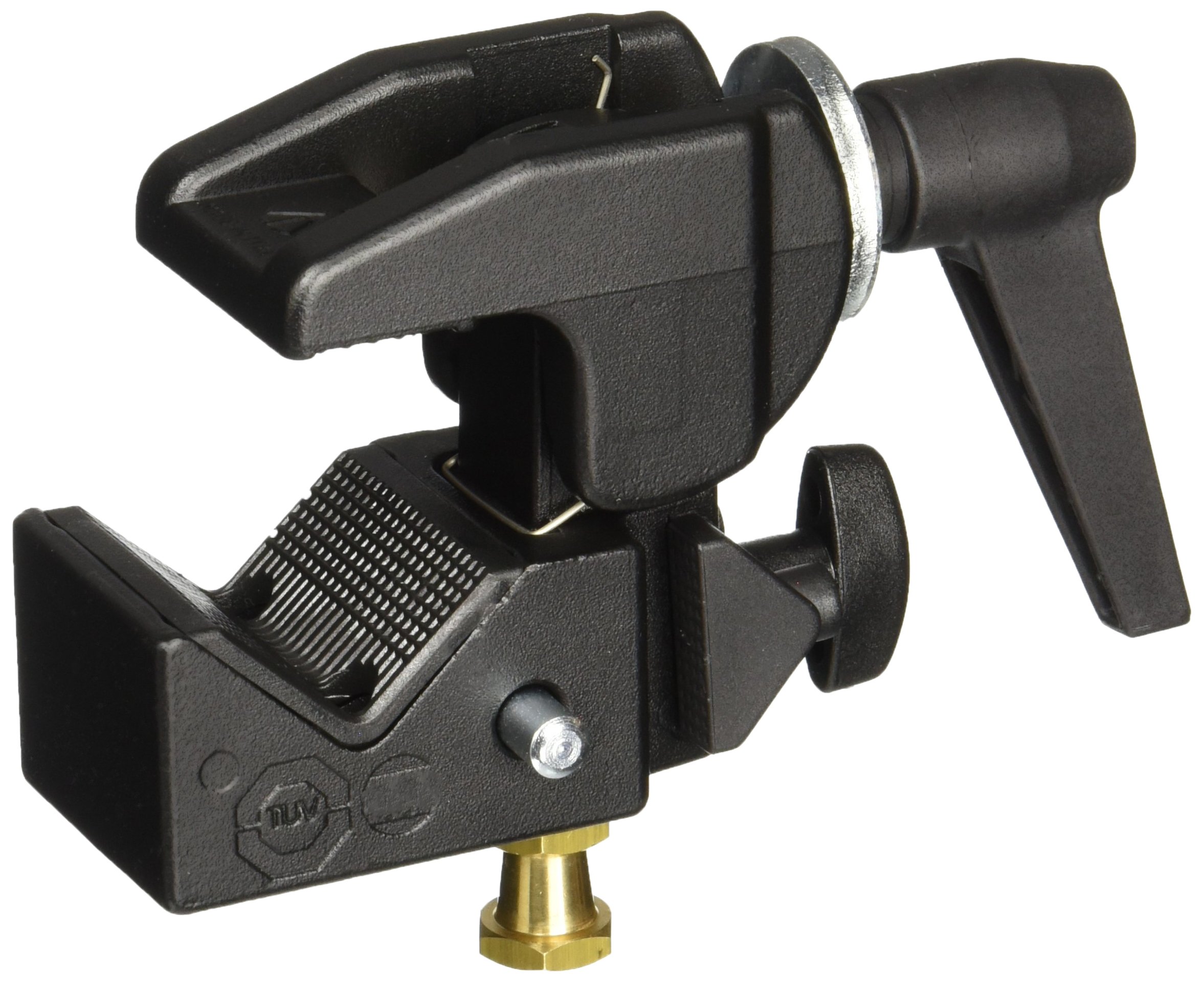 Manfrotto 038 & 035RL Super Clamp Set with 2908 Standard Stud - Heavy Duty Double Clamp for Photography, Video & Studio Equipment - Replaces 2900 - Professional Black Camera Mounting Solution for Tripods, Lights & Rigging
