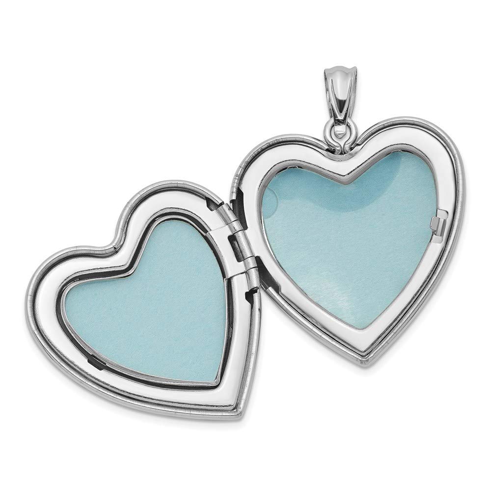 Sterling Silver Heart Locket for Family - Elegant Gift