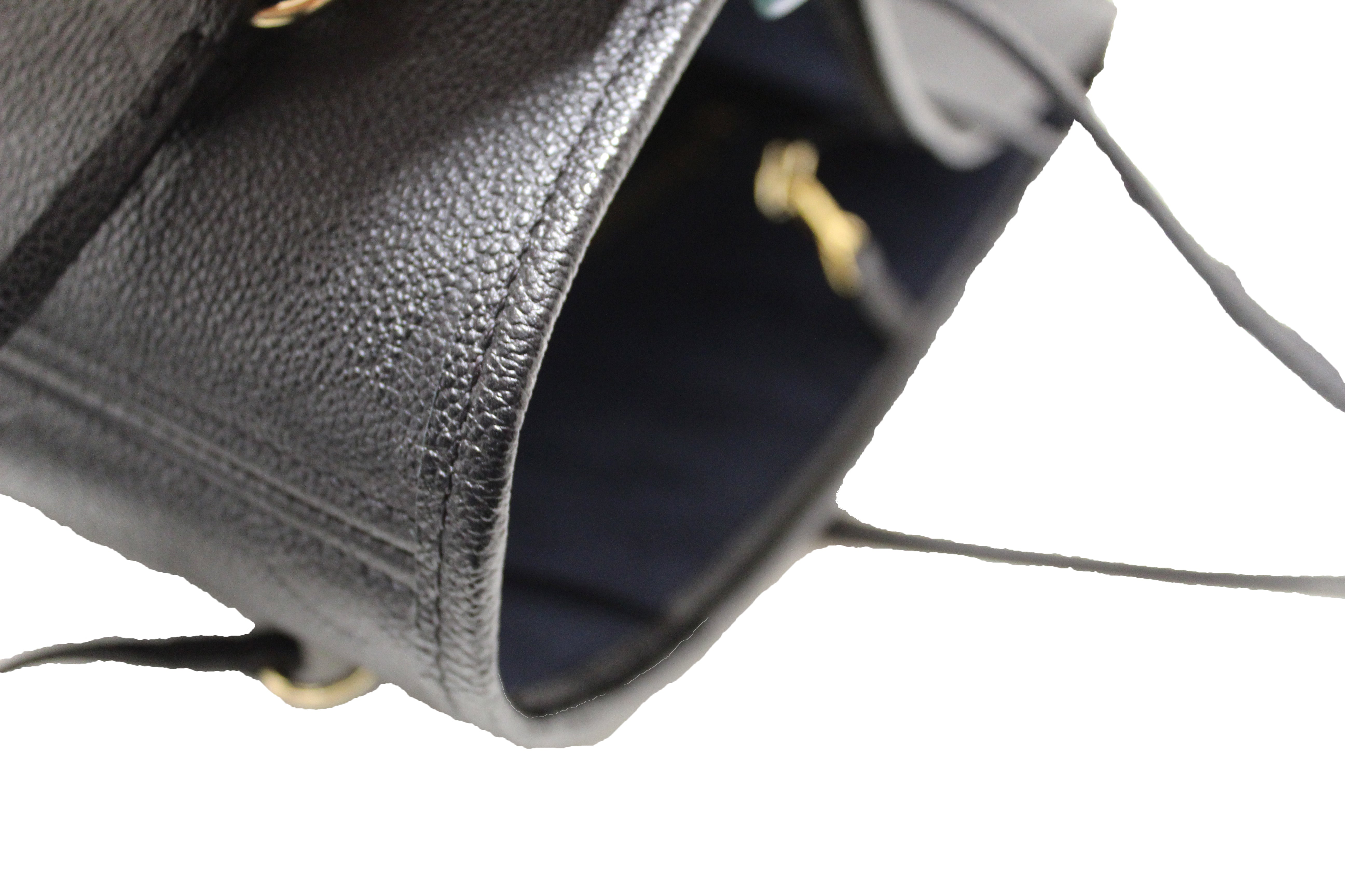 Authentic Louis Vuitton Black Monogram Empreinte Leather Neverfull MM Shoulder Tote Bag - Luxury Designer Handbag for Women, Perfect for Work, Travel & Everyday Use