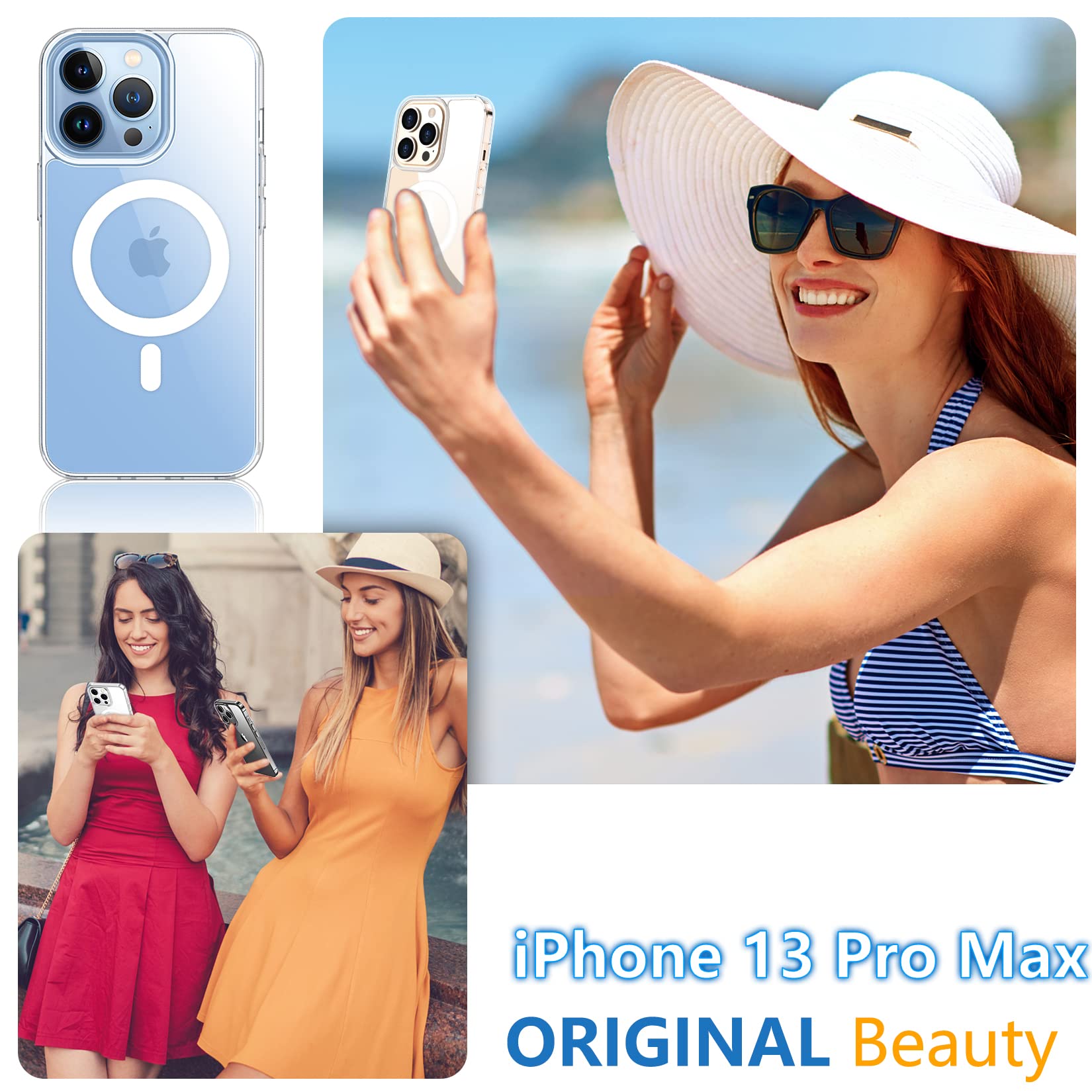 Ultra Clear Magnetic Case for iPhone 13 Pro (6.1
