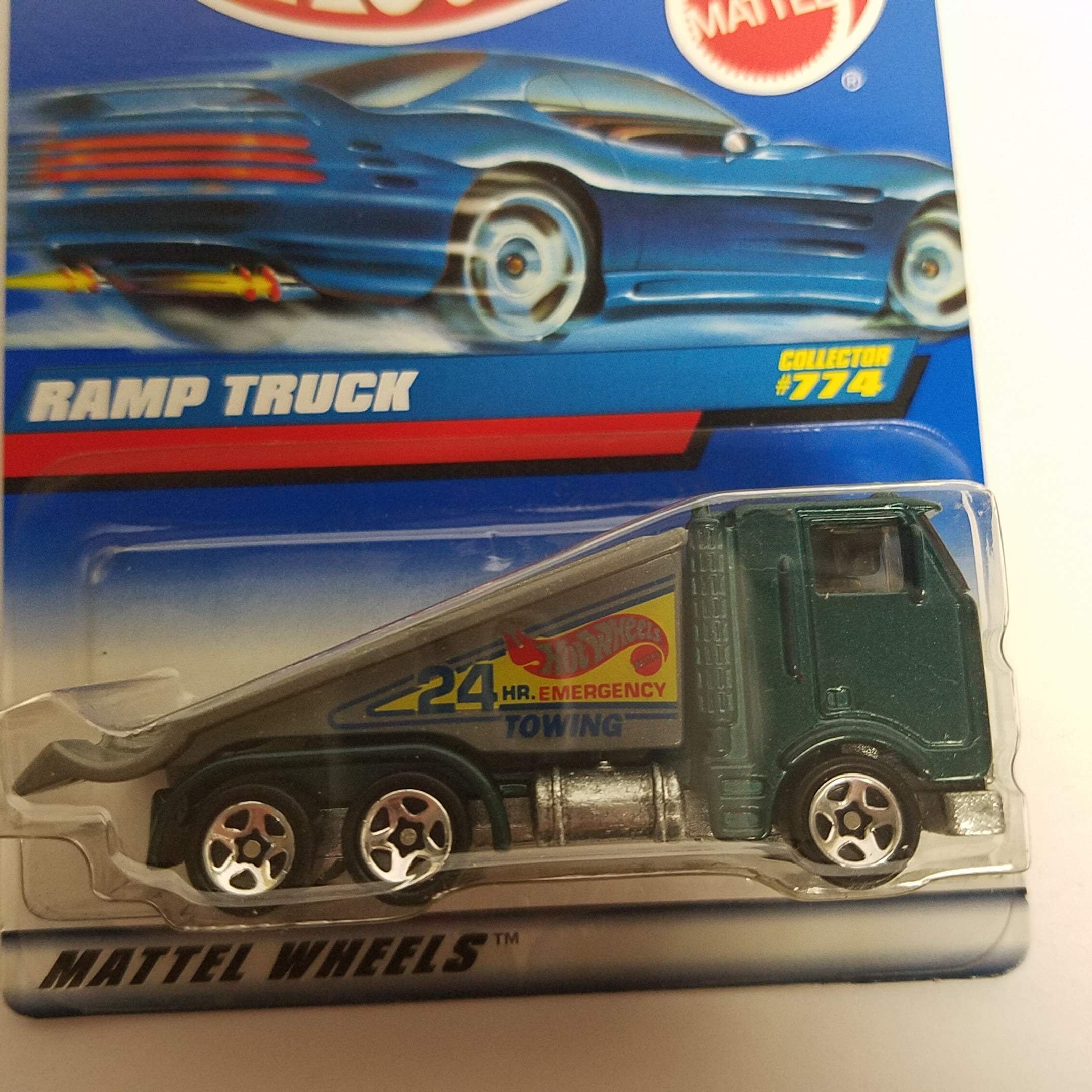 1998 Hot Wheels 1/64 Diecast Ramp Truck Toy Car No. 774 - Collectible Miniature Vehicle for Kids & Adults, Perfect for Display, Play & Racing Scenes