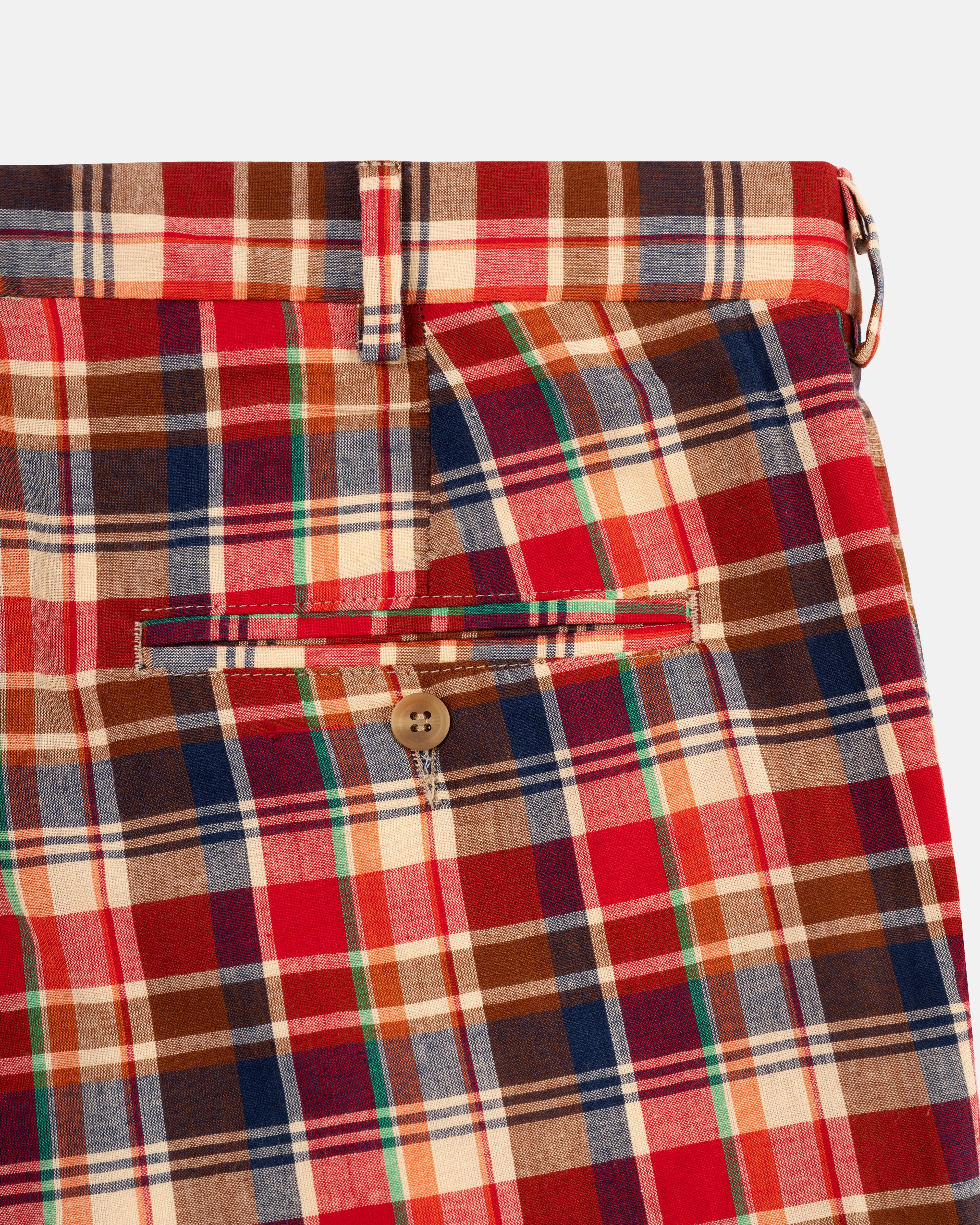 Stylish Madras Plaid Trousers for Men - Comfortable Casual Pants with Classic Checkered Pattern - Perfect for Office, Travel & Weekend Outings