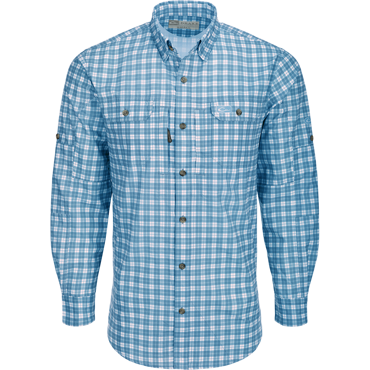 Hunter Creek Check Plaid Long Sleeve Shirt for Men - Classic Flannel Button Down Casual Shirt - Perfect for Outdoor Activities, Camping, and Fall Fashion