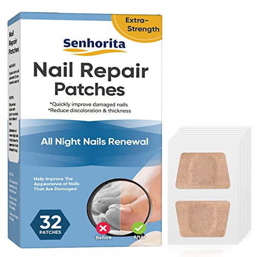 32Pcs Extra Strength Toenail Fungus Treatment Patches - Repair & Restore Discolored or Damaged Nails | Effective Nail Care Solution for Athletes, Swimmers & Daily Use