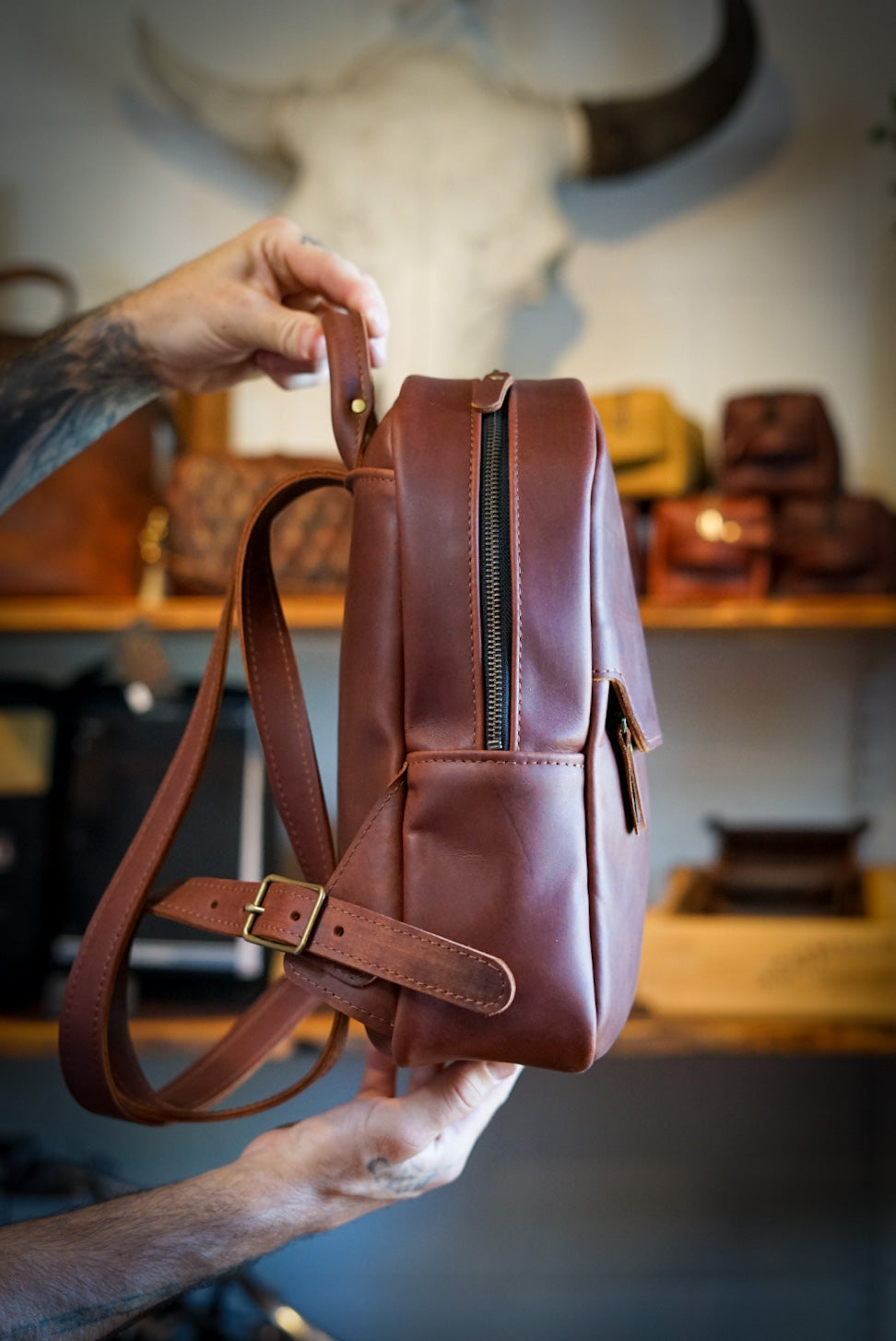 Mini Venture Backpack (Oro Logger Brown) - Lightweight Hiking Daypack for Outdoor Adventures, Travel & Daily Use