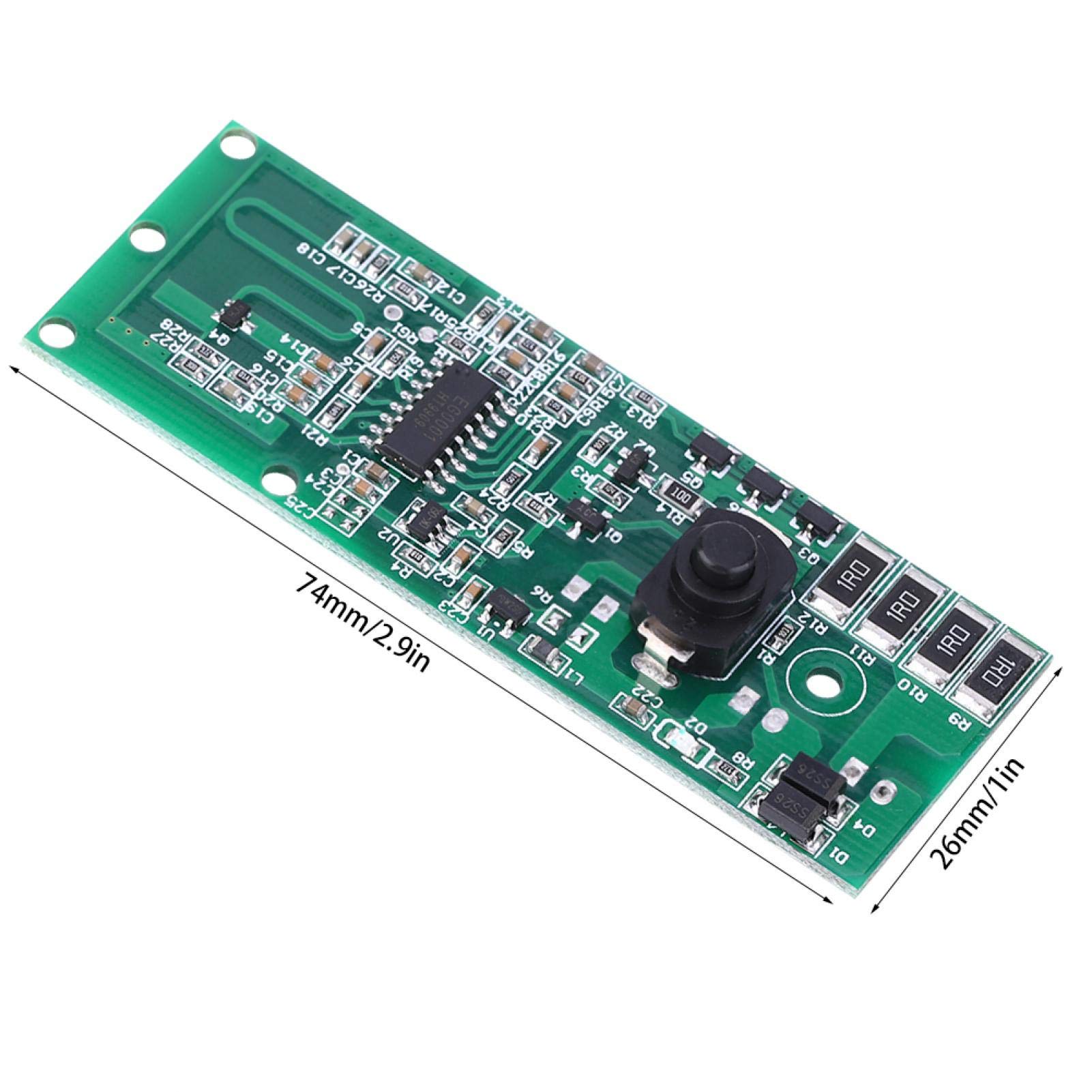 YX-408 Microwave Radar Sensor Solar Light Controller Module with Switch - 6-10M Induction Range, 26x84mm - Perfect for Outdoor Solar Lighting, Garden Path Lights & Security Lighting