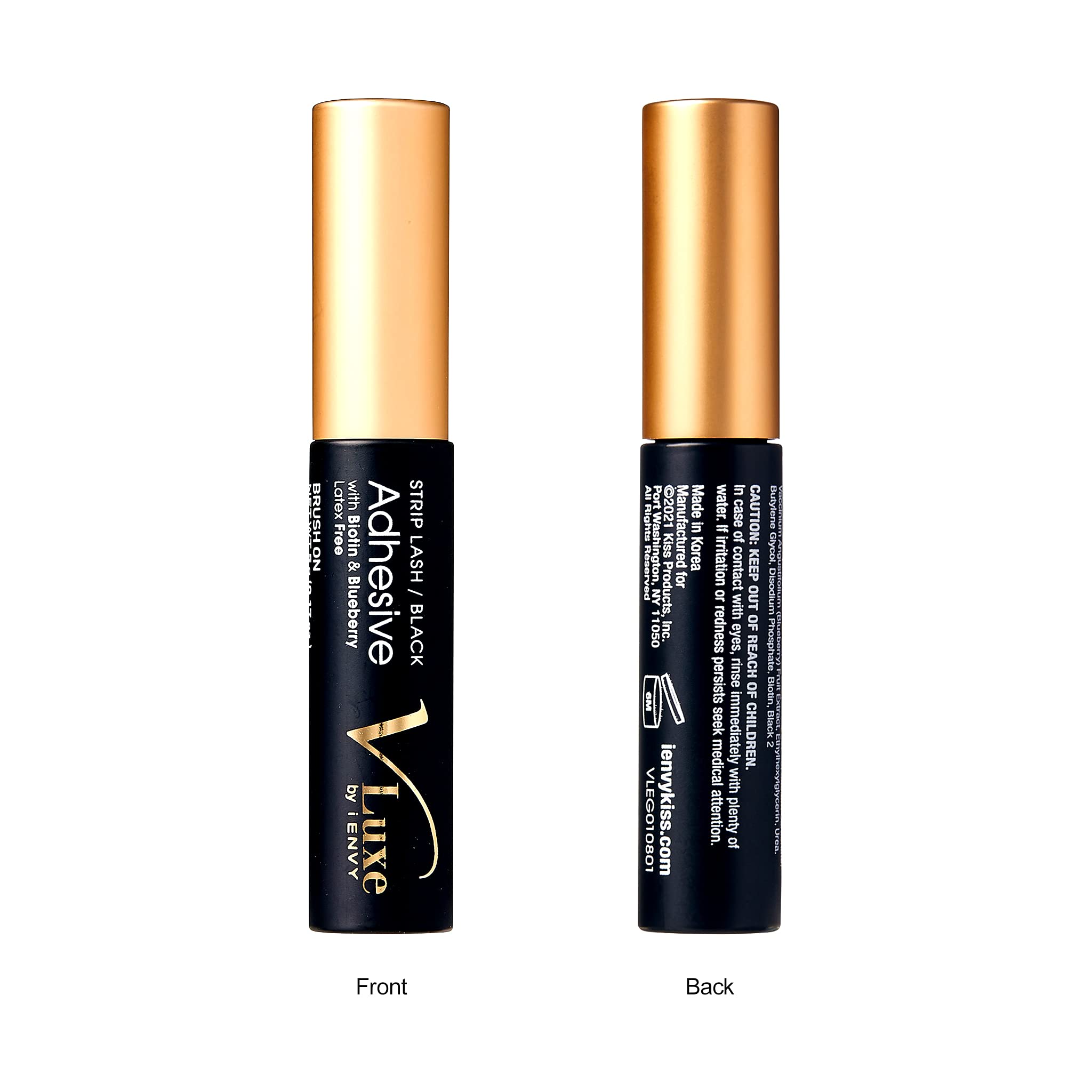 i•ENVY Waterproof Eyelash Glue - Latex Free & Biotin Infused for Long-Lasting Hold | Perfect for Swimming, Weddings & Daily Wear