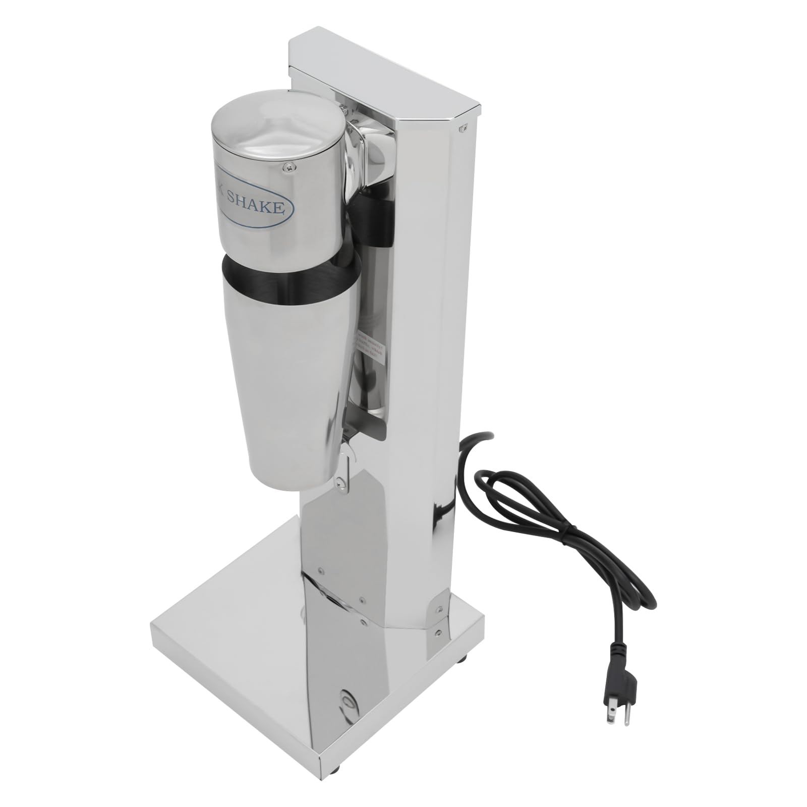 180W Electric Milkshake Blender for Smoothies & Shakes, Silver - Perfect for Home, Kitchen, Bar & Restaurant Use