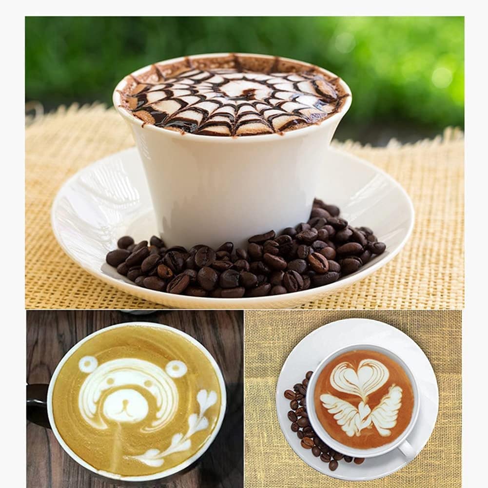 Energetic Coffee Art Needle - Stainless Steel Barista Tool with Wooden Handle for Latte Foam Decorating | Perfect for Home Baristas, Coffee Shops & Gift Giving