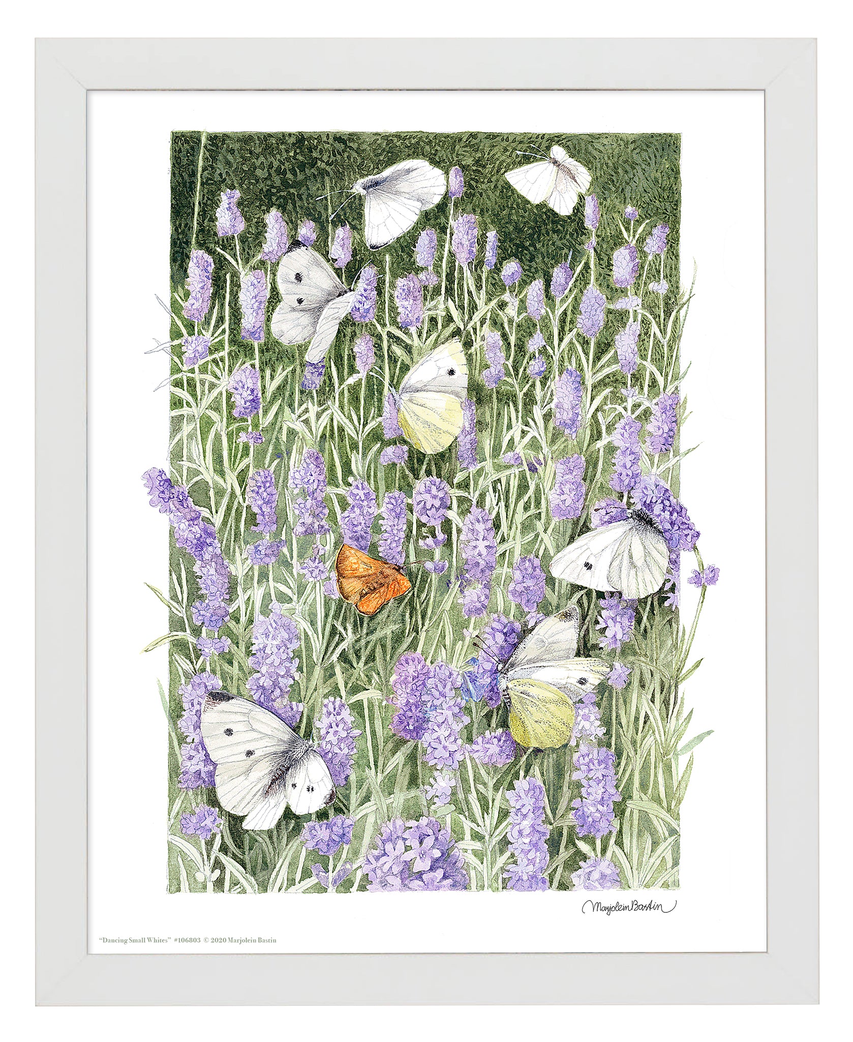 Whimsical Dancing Small Whites Art Prints - Elegant Home Decor for Living Room, Bedroom & Office
