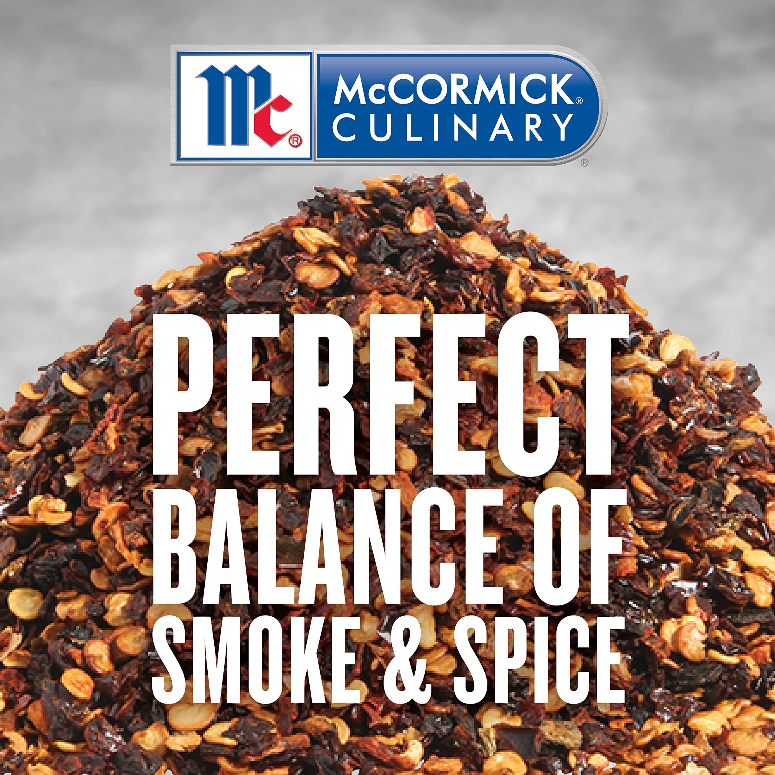 McCormick Culinary Crushed Chipotle Pepper, 16 oz - Premium Dried Chipotle Seasoning for Smoky Sweet Flavor | Perfect for Grilling, BBQ, Tacos, Chili & Mexican Cuisine | Great for Meats, Sauces, Marinades, Soups & More