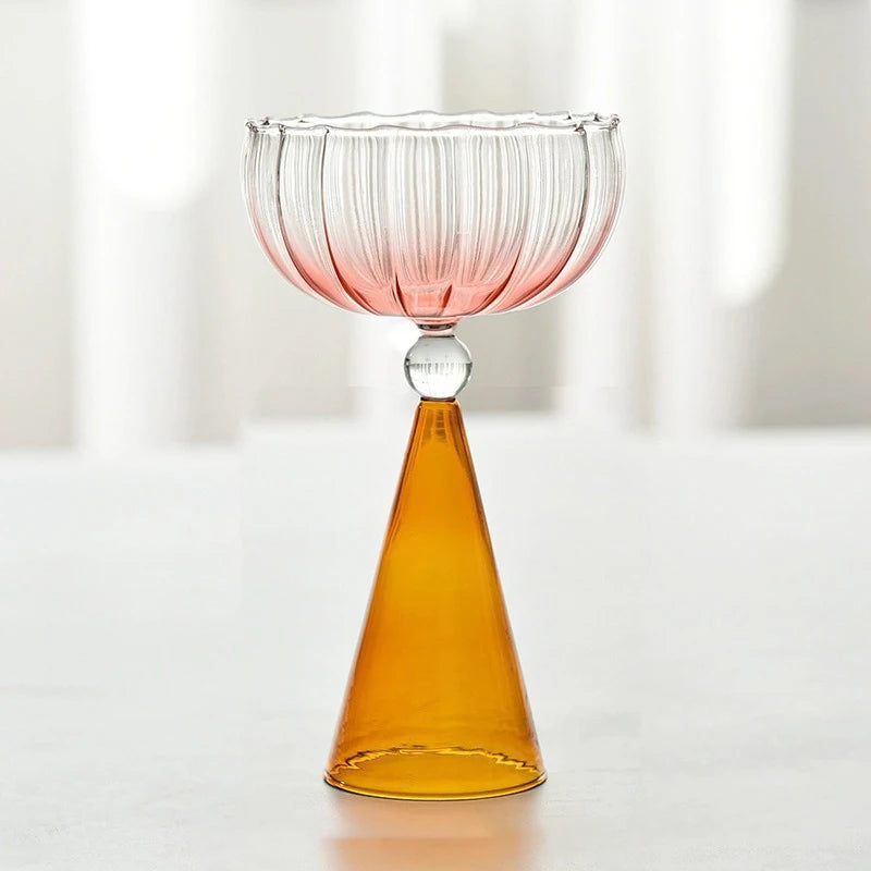 Elegant Cece Cocktail Glasses Set - Premium Crystal Glassware for Margaritas, Martinis & Mixed Drinks - Perfect for Home Bars, Parties & Wedding Receptions