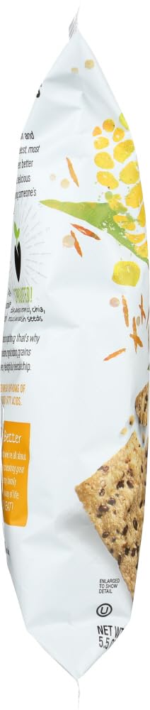 Way Better Snacks Simply Sunng Multigrain Tortilla Chips - Gluten Free, Non-GMO, 5.5 oz Bags (12 Pack) - Healthy Snack for Parties, School Lunches & Movie Nights