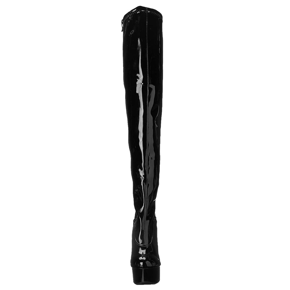 Ellie Shoes Fantasy 6 Inch Stiletto Heel Platform Thigh High Boots for Women - Sexy Party, Nightclub & Cosplay Outfits