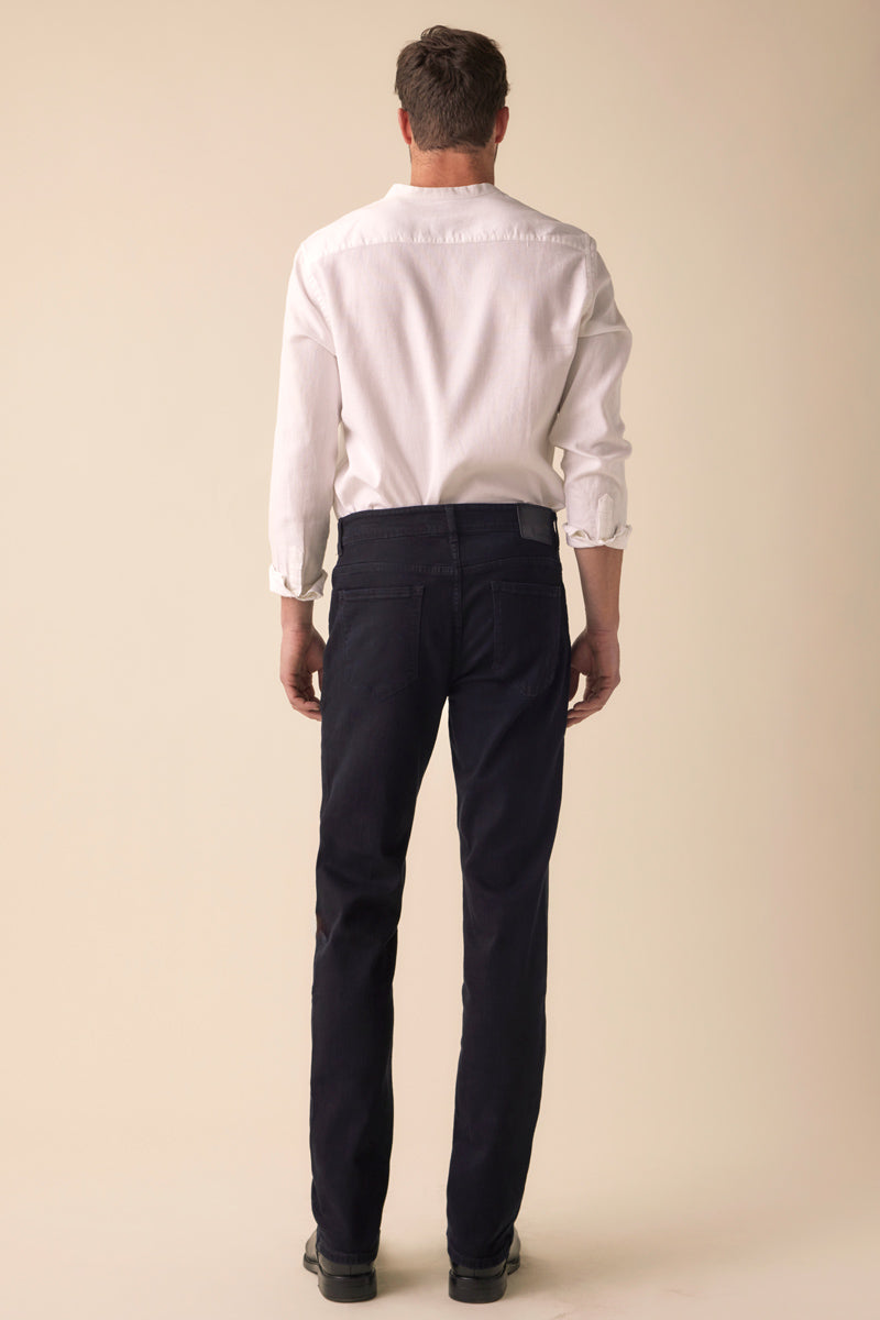 Tom Black Straight Fit Jeans for Men - Classic Slim Denim Pants for Casual Wear & Everyday Style
