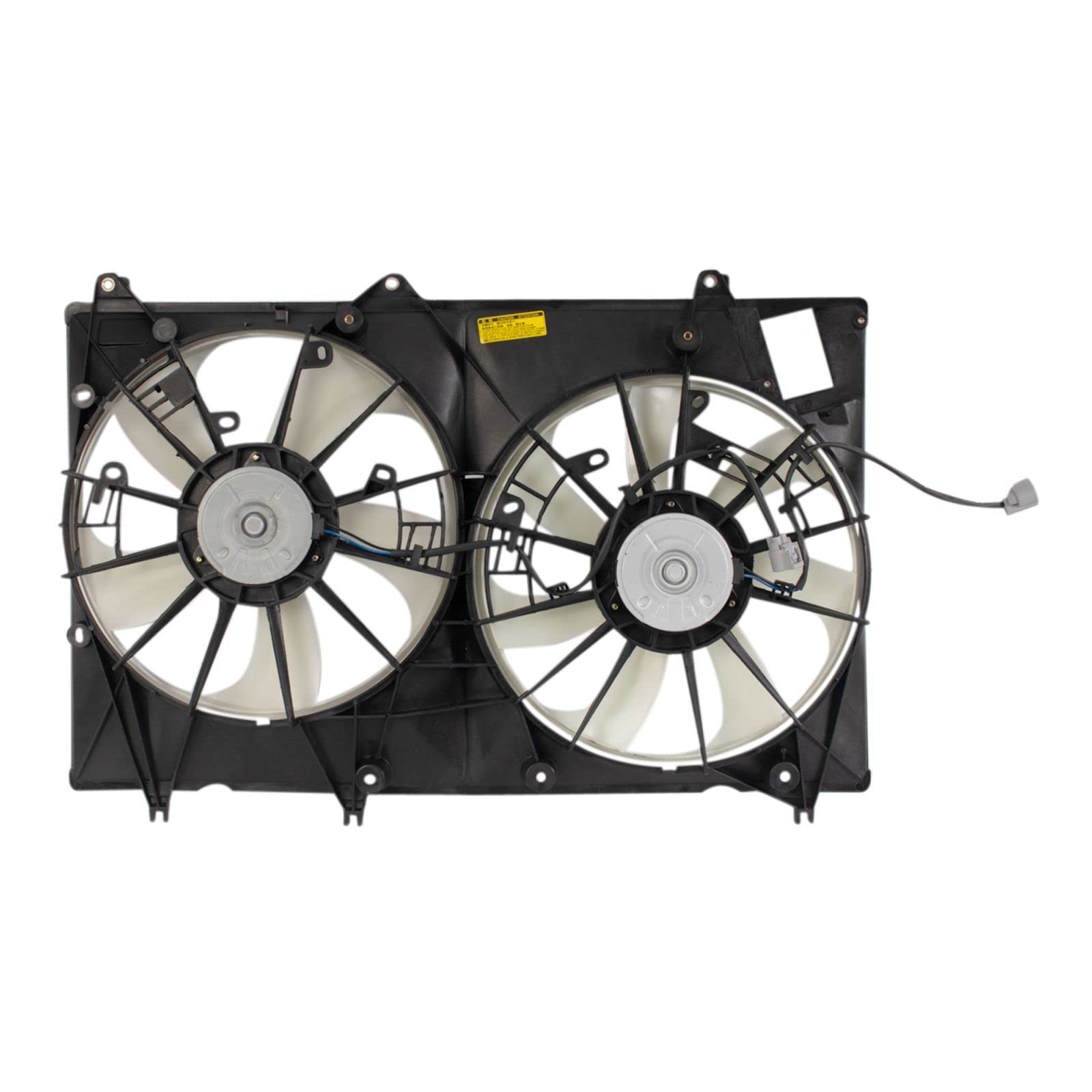 Dual Cooling Fan Assembly Compatible with 2008-2010 Toyota Highlander - Replacement Radiator Fan TO3115153 - Perfect for Engine Overheating Prevention & Summer Driving