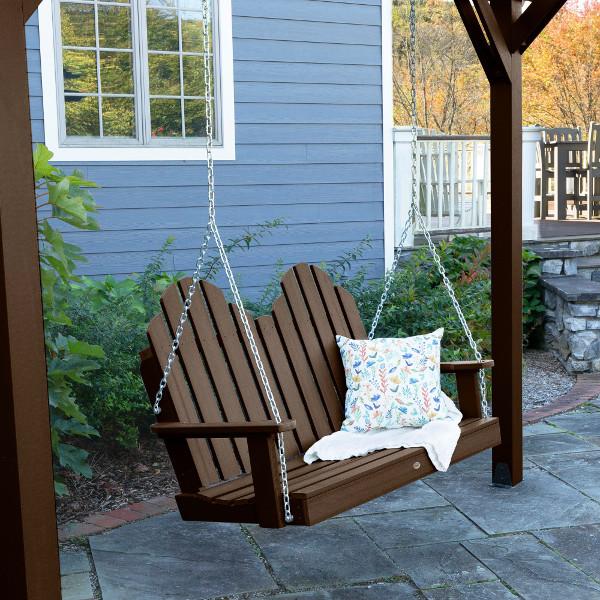 5ft Bodhi Pergola with Classic Westport Swing Set - Outdoor Garden Patio Furniture for Backyard Relaxation & Kids Play Area