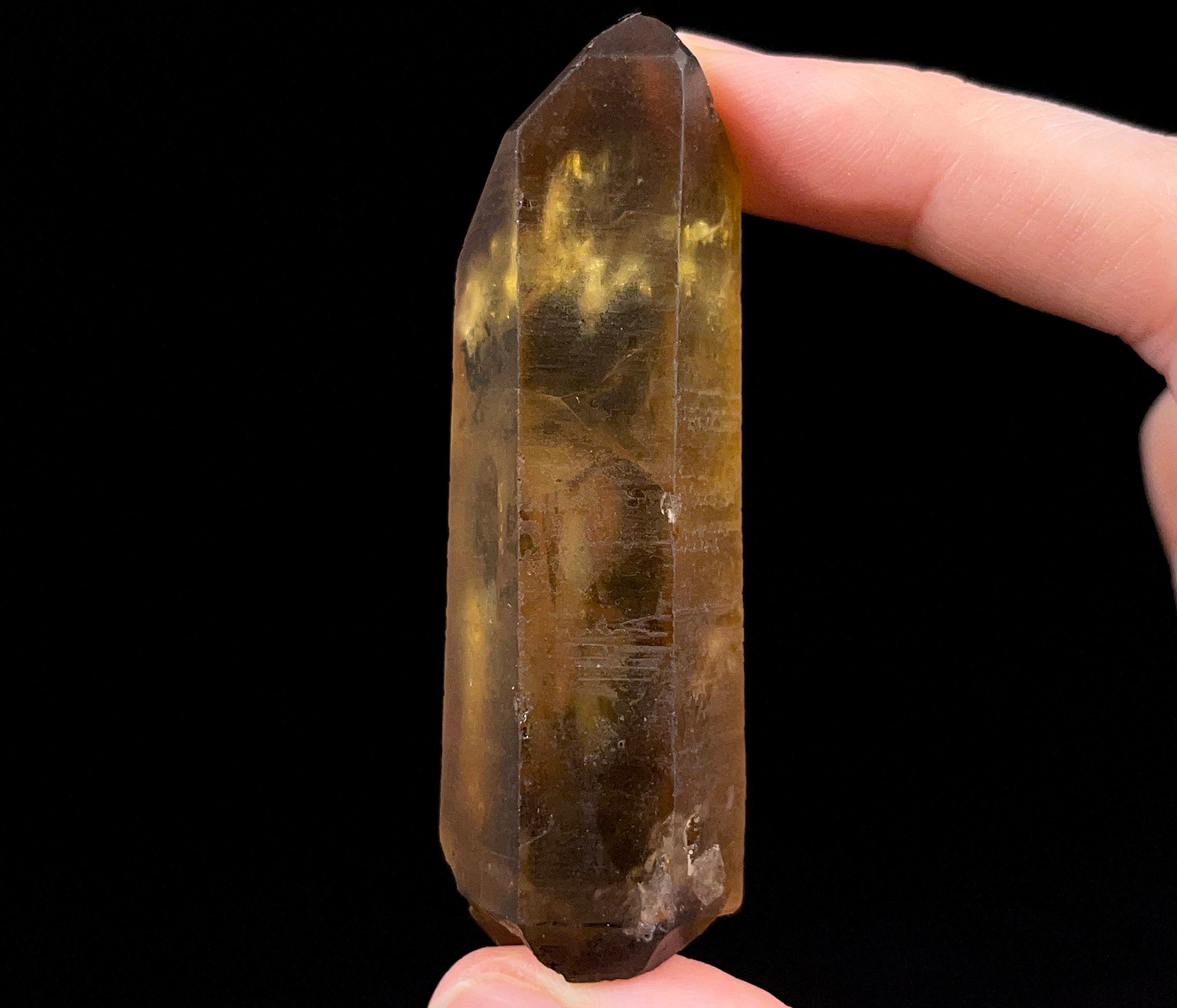 Natural Citrine Raw Crystal Point - November Birthstone, Healing Stone, Home & Office Decor, Feng Shui Crystal for Positive Energy, Meditation & Spiritual Growth