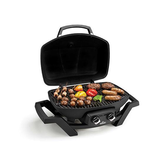 Napoleon TravelQ PRO 285 Portable Propane Gas Grill - Compact Outdoor BBQ Grill for Camping, Tailgating & Picnics (Black)