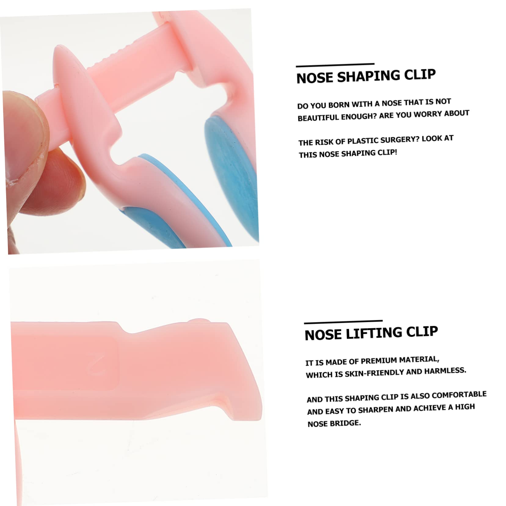 Nose Lifting Clip - Ergonomic Nose Bridge Shaper for Women & Men | Improve Nose Shape & Breathing | Perfect for Daily Use, Makeup Application & Sleep