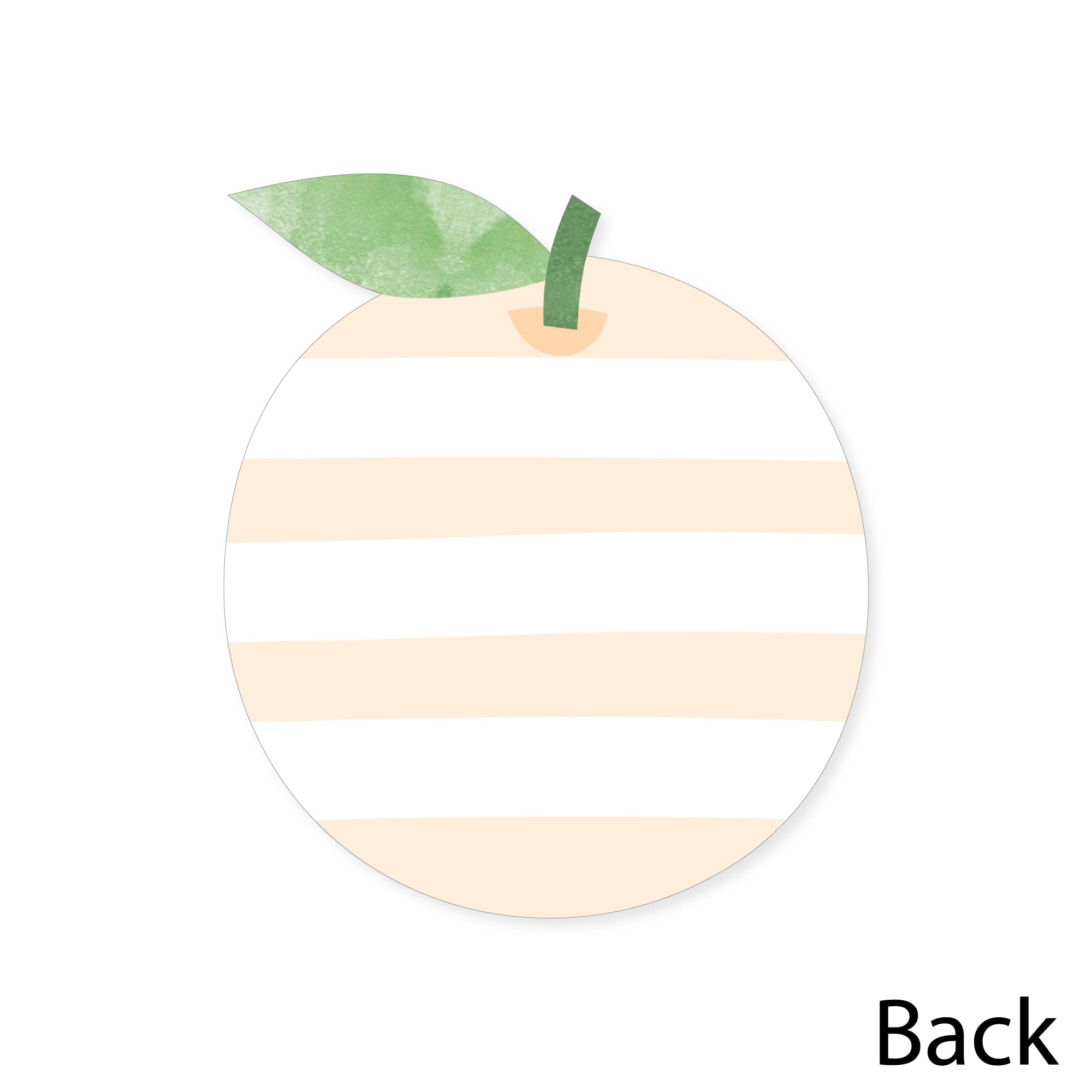 Big Dot of Happiness Little Clementine-Shaped Thank You Cards - Set of 12 Orange Citrus-Themed Note Cards with Envelopes for Baby Showers, Birthday Parties & Appreciation Gifts | Perfect for Thank You Notes, Wedding Favors & Special Occasions
