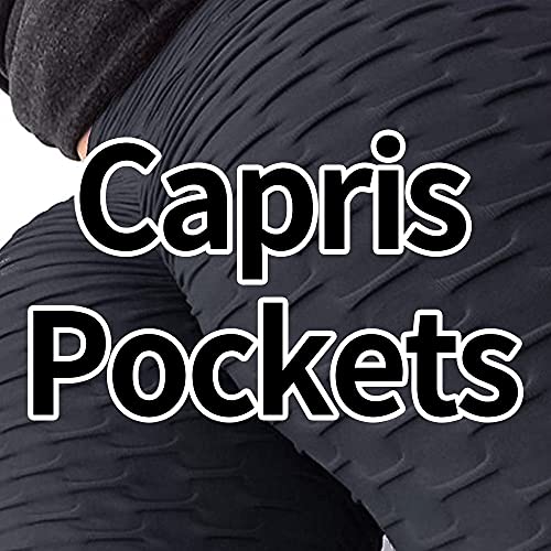 B-black Capris Side Pockets