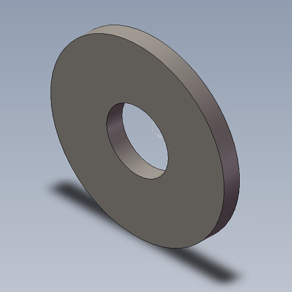 BD4603 53 Big Flat Washer - Heavy Duty Metal Washers for Construction, Machinery & Automotive Use - Perfect for Bolts, Nuts and Fasteners