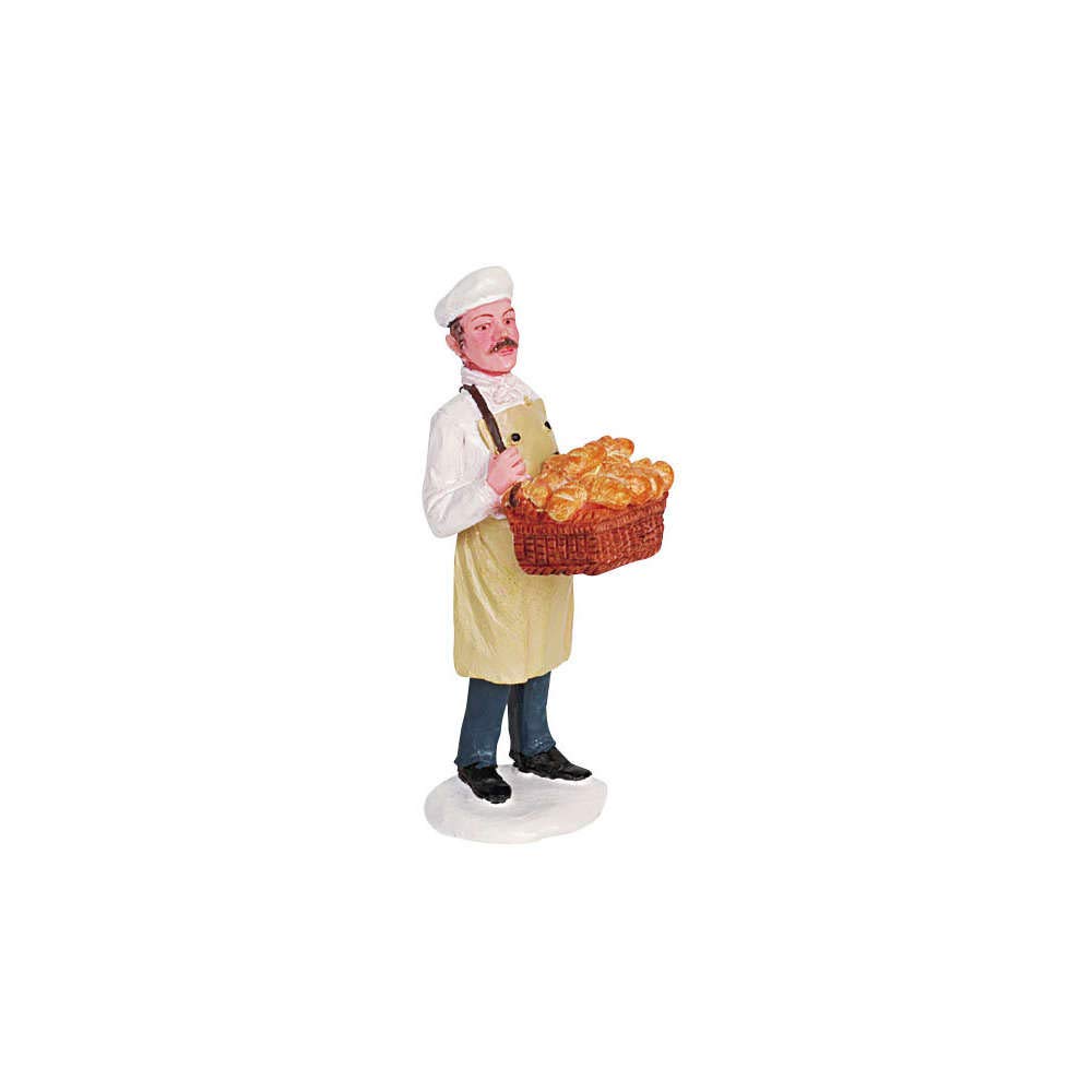 Lemax 2006 Bread Delivery Christmas Village Figurine #62296 - Hand-Painted Collectible Holiday Decoration for Christmas Villages, Tree Toppers & Winter Displays