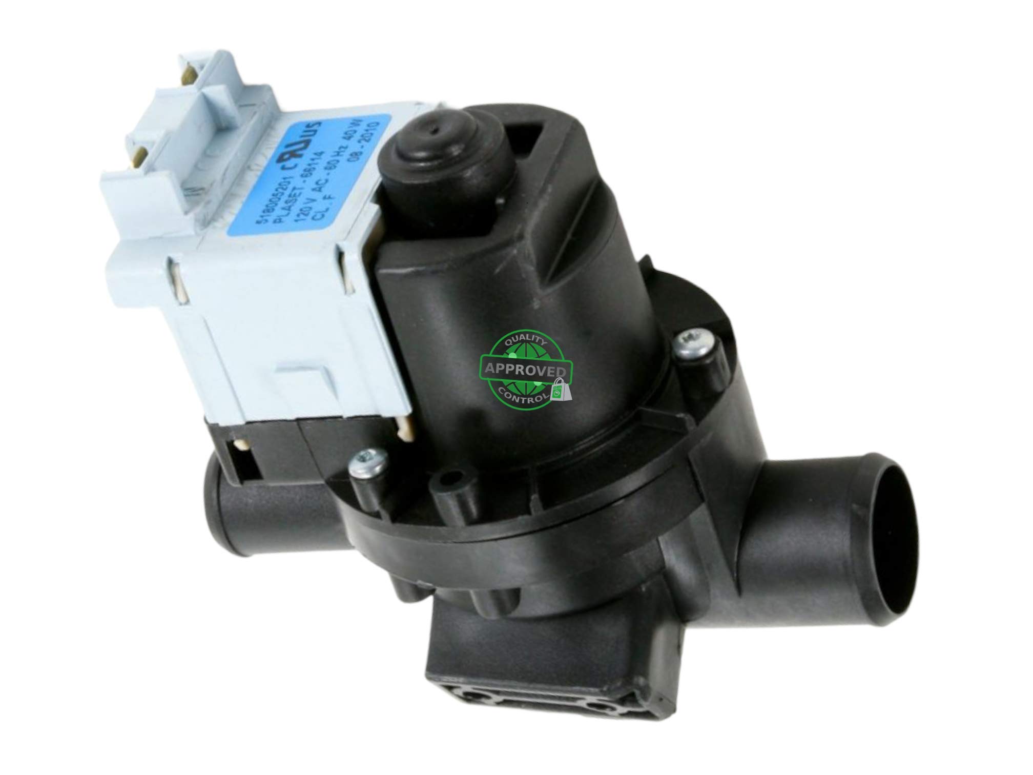 Whirlpool WP8182415 Compatible Washer Drain Water Pump Replacement - ORIGINAL CONNECTOR 8182415 for Efficient Laundry Drainage & Appliance Repair