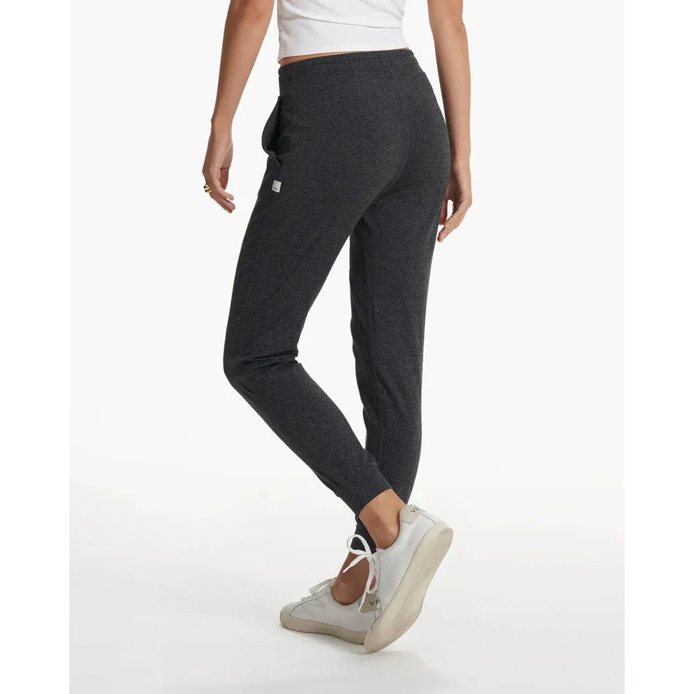 Vuori Women's Performance Jogger Pants - Charcoal Heather - High-Waisted Athletic Lounge Pants for Yoga, Running & Everyday Comfort