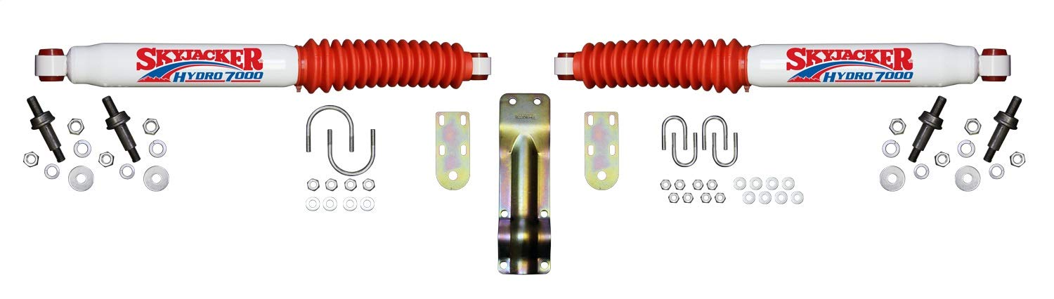 Skyjacker 7220 Heavy Duty Steering Stabilizer Dual Kit for Off-Road Trucks & Jeeps - Improve Control on Rough Terrain & Trails
