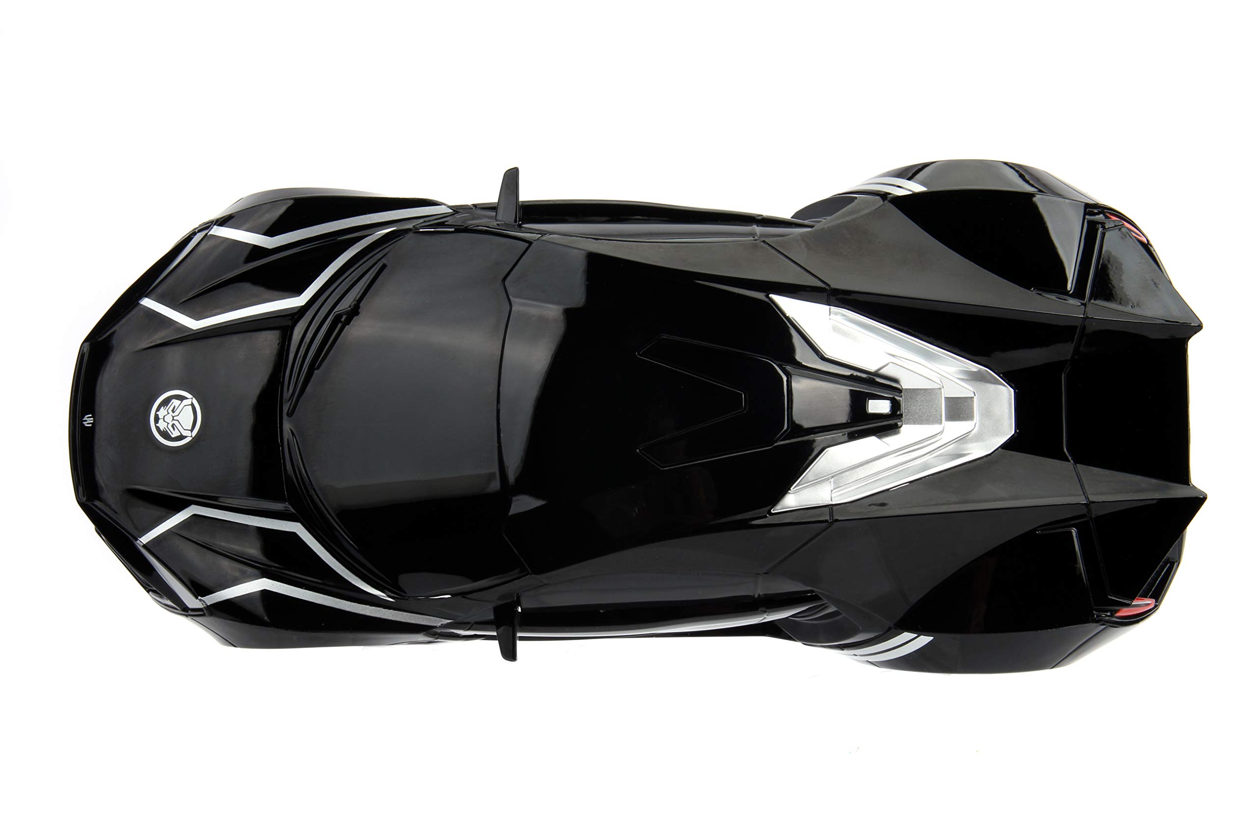 Marvel Black Panther 1:16 Scale Lykan Hypersport RC Car - Remote Control Racing Vehicle for Kids & Adults | Collectible Toy for Superhero Fans & Indoor/Outdoor Play