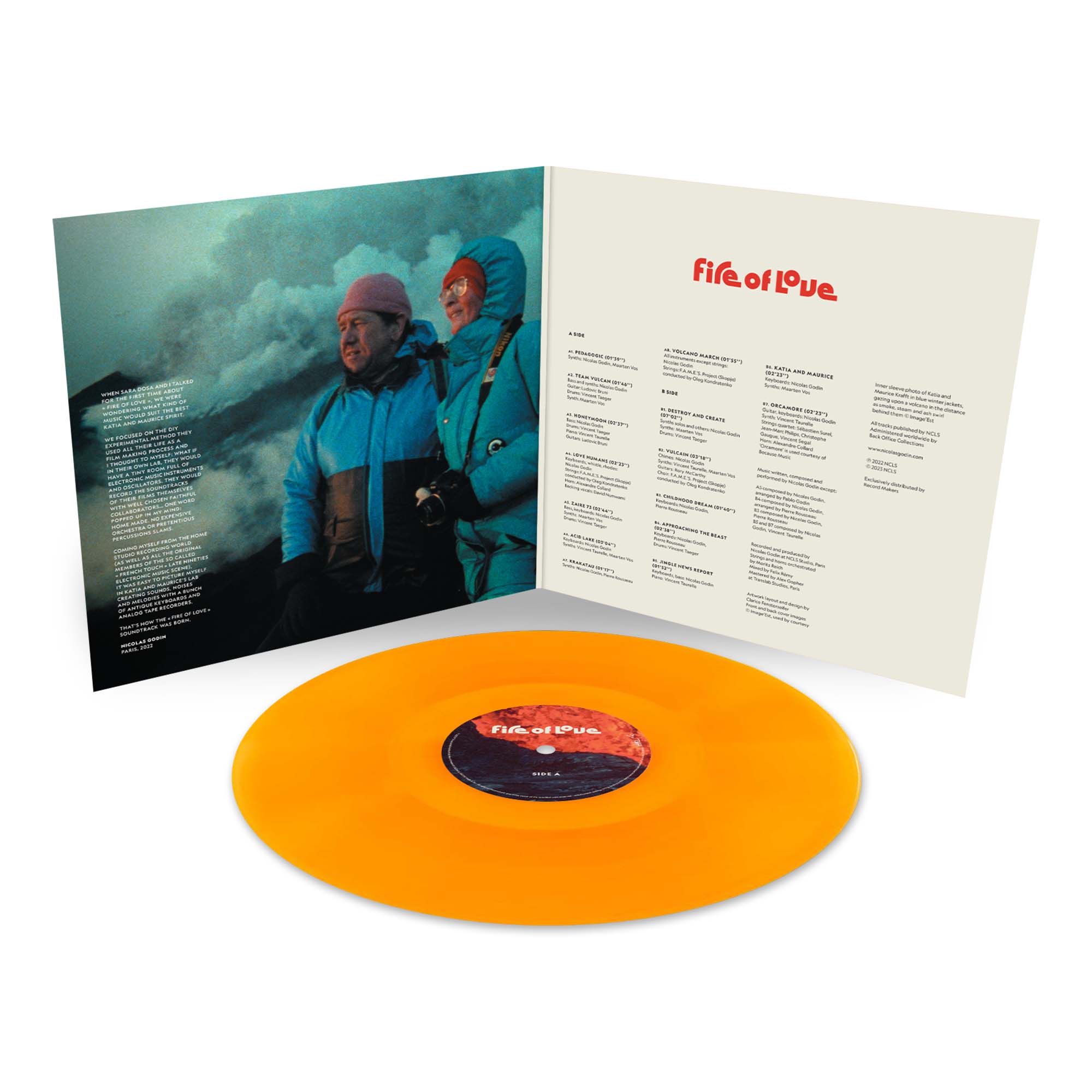 Fire of Love: Original Motion Picture Soundtrack LP (Mondo Exclusive Vinyl) - Perfect for Movie Nights & Vinyl Collectors