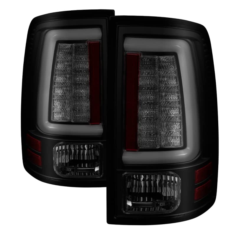 Spyder Auto 5084033 Black Smoke LED Tail Lights for Dodge Ram 1500 (2009-2018) & Ram 2500/3500 (2010-2018) - Replacement for Incandescent Models - Enhanced Visibility & Style for Trucks, Off-Roading & Night Driving