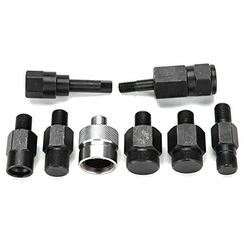 14Pcs Diesel Injector Extractor Removal Tool Set with Common Rail Adaptor & Slide Hammer Puller - Professional Auto Repair Kit for Fuel Injector Maintenance (Works on Most Vehicles)
