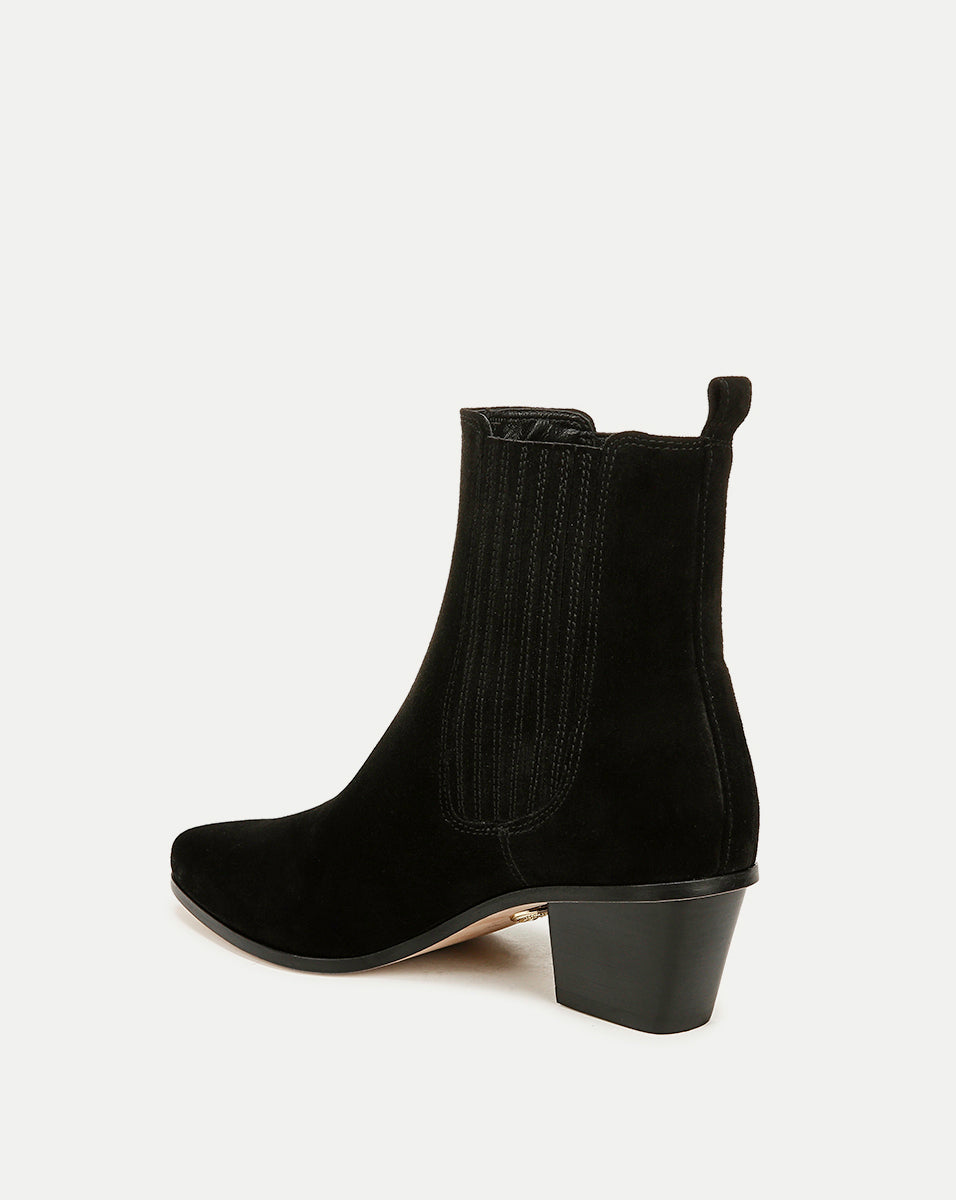 Alina Women's Suede Ankle Boots - Stylish & Comfortable Fall Winter Fashion Booties for Casual Outfits & Office Wear