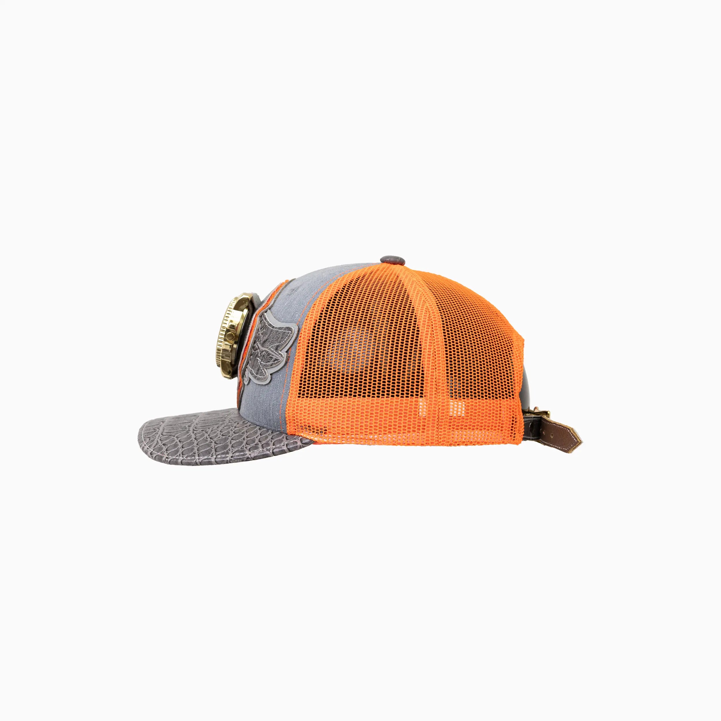 Breyer's Buck 50 Wool Trucker Hat with Leather Visor - Classic Wool Baseball Cap for Men & Women - Perfect for Outdoor Activities, Hiking, and Casual Wear