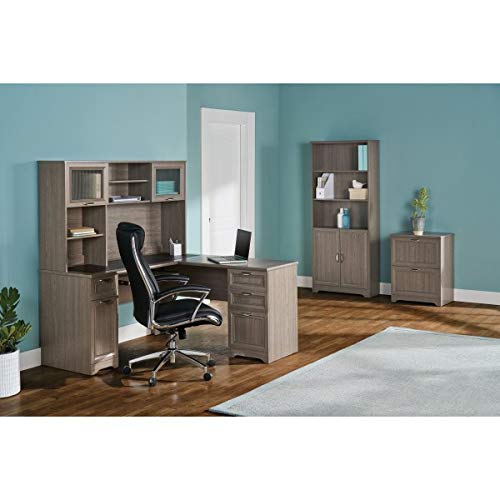 Realspace Magellan 24-Inch Wide 2-Drawer Lateral File Cabinet, Gray - Office Organization & Document Storage Solution for Home & Business Workspaces