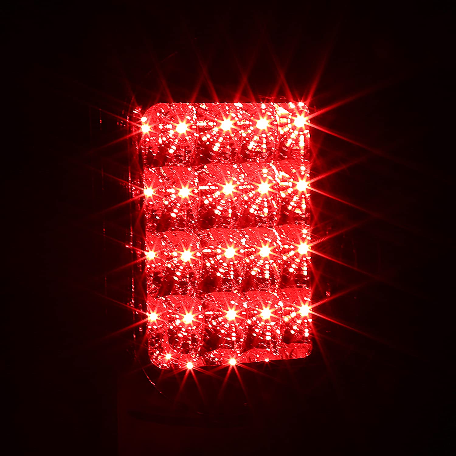 Spec-D Tuning Red Clear LED Tail Lights for 2005-2015 Nissan Armada - Left & Right Pair Assembly - Enhanced Visibility & Style for Night Driving & Custom Car Upgrades