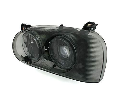 Volkswagen Golf 4 Headlight Assembly (1997-2003) - VP1649 TFL Projector Headlamps Pair, Black LHD - Compatible with Driver & Passenger Side - Perfect for Night Driving & Car Upgrades
