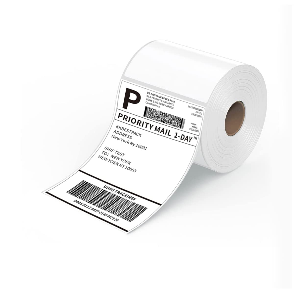 350 Pack 4x6 Inch Direct Thermal Shipping Labels Roll - Self-Adhesive Commercial Grade Printer Labels for USPS, UPS, FedEx - Perfect for E-commerce, Small Business & Home Shipping