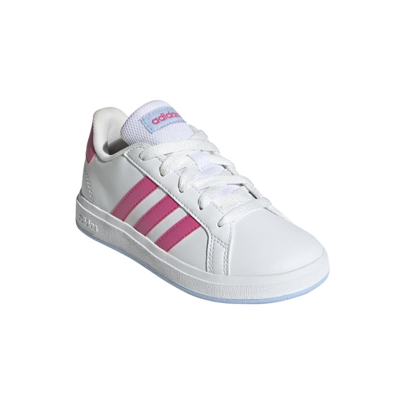 Adidas Grand Court 2.0 Kids Sneakers - Comfortable Casual Shoes for Boys & Girls - Perfect for School, Playground & Everyday Wear