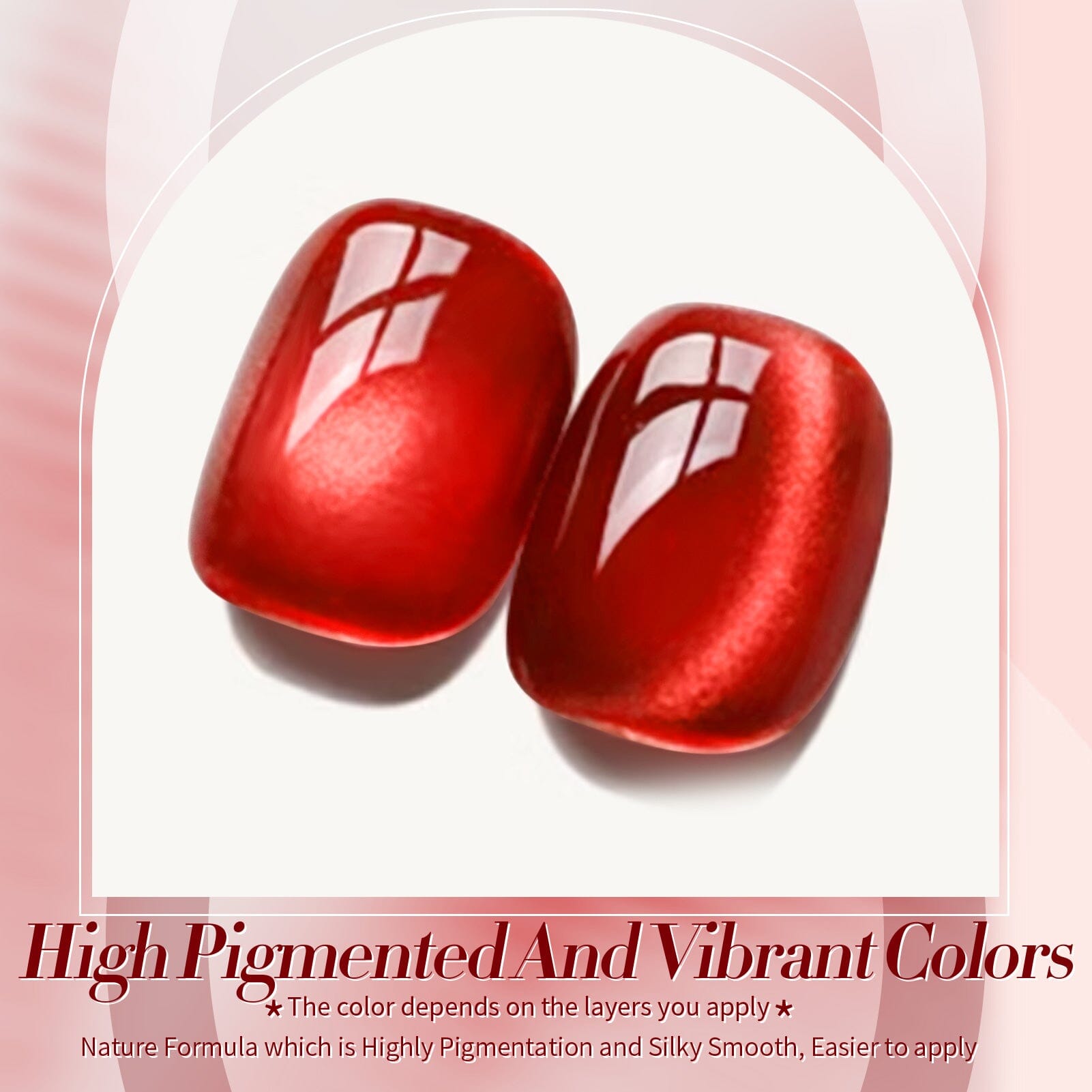 Red Glass Cat Magnetic Gel Polish MY249 - 15ml Professional Nail Art Kit for Stunning Cat Eye Nails | Perfect for Salon, Home Manicure & Special Occasions