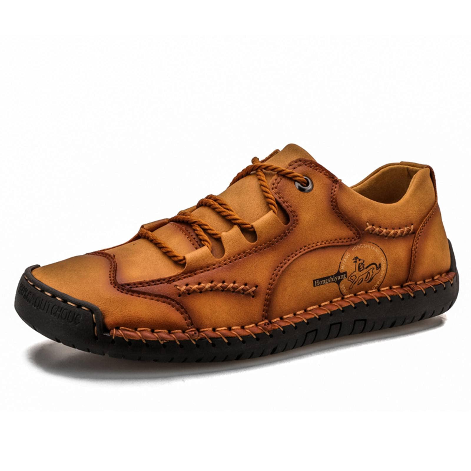 Handmade Genuine Leather Men's Loafers - Comfortable Casual Slip-On Moccasin Shoes for Men | Perfect for Office, Travel & Everyday Wear