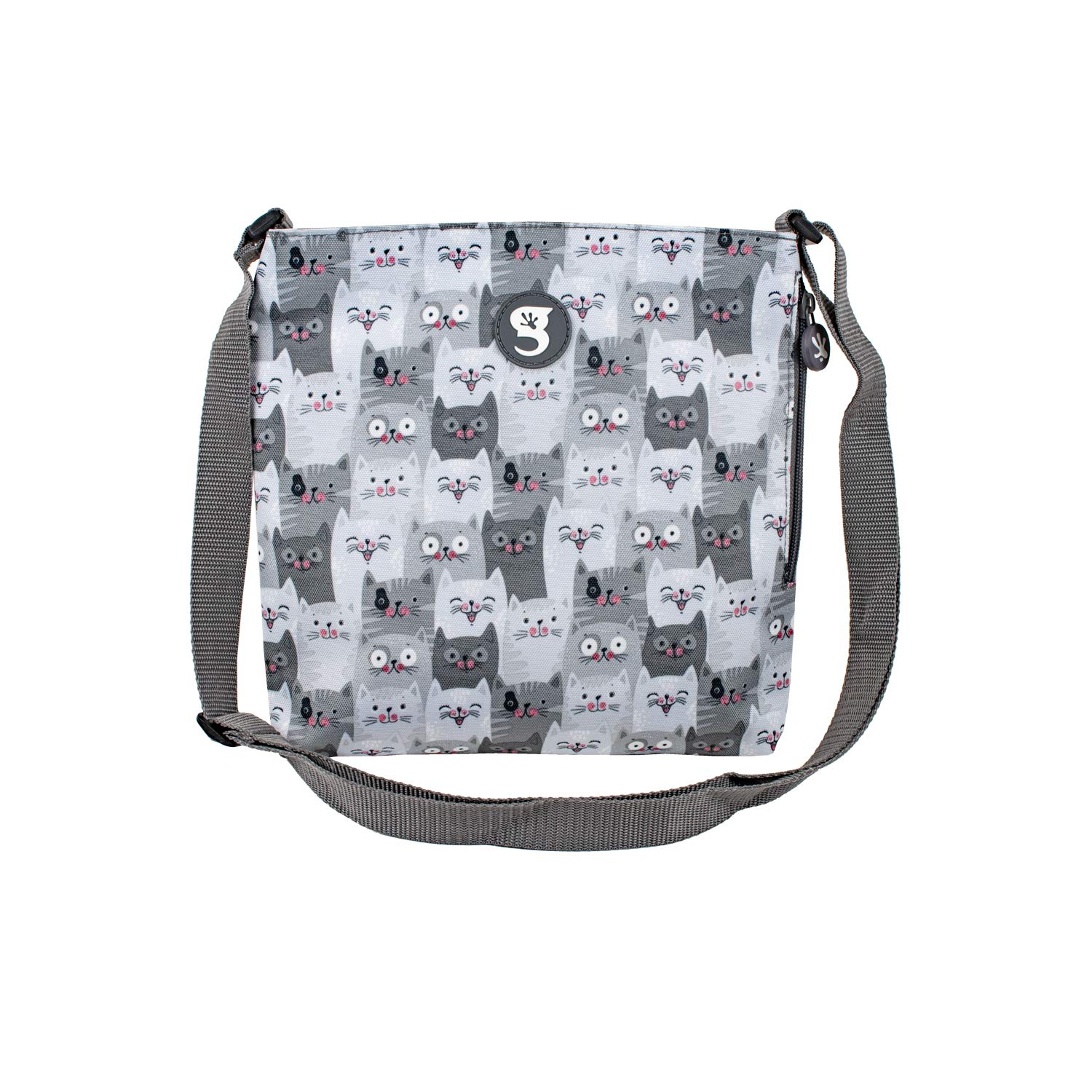 Geckobrands Lightweight Medium Crossbody Bag with Multiple Pockets - 12 Stylish Patterns for Women | Perfect for Travel, Shopping & Everyday Use