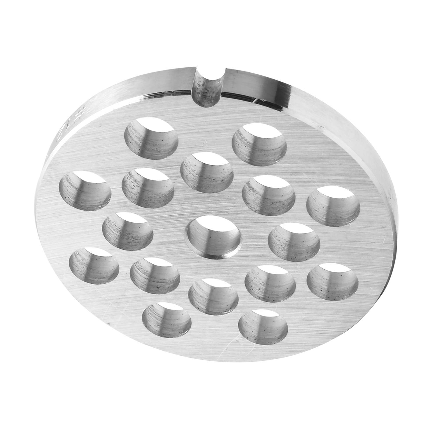 12-Piece Stainless Steel Meat Grinder Plates & Blades Set - Compatible with FGA, Hobart, LEM, Cabela's, Weston & MTN Grinders - Heavy Duty Cutting Discs for Professional & Home Kitchen Use