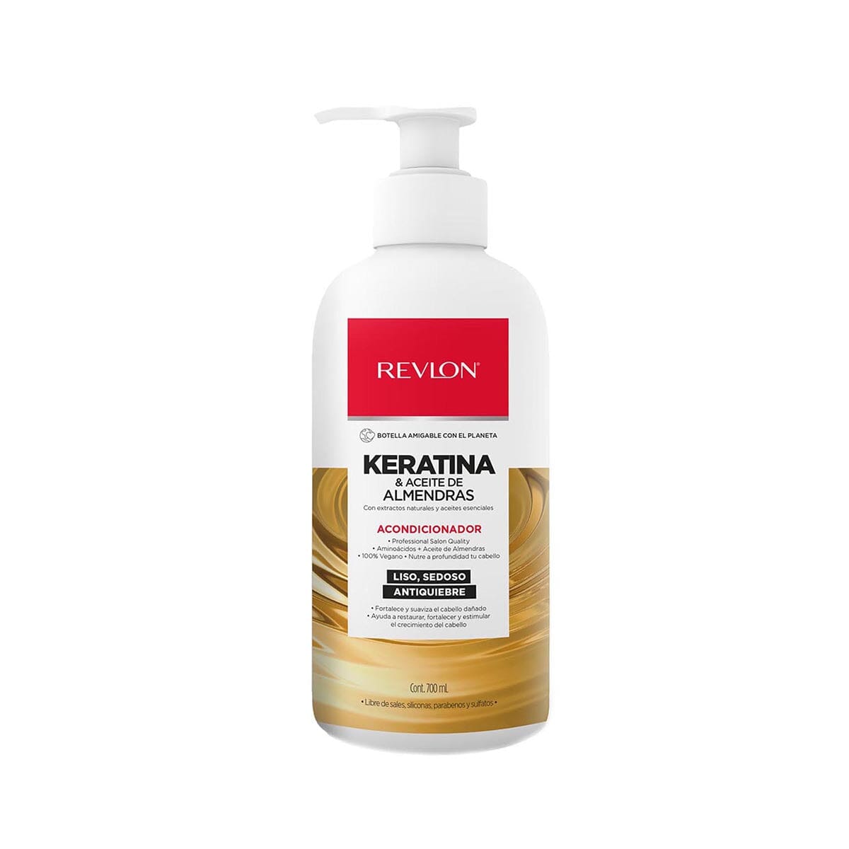 Revlon Almond Oil Conditioner with Amino Acids & Keratin - Deep Hydration & Repair for Dry, Damaged Hair - Perfect for Daily Use & Salon Treatments