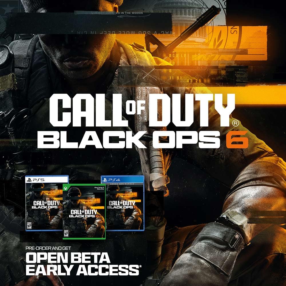 Call of Duty Black Ops 6 - PS5 Game for Playstation 5 | Brand New | First-Person Shooter Action for Gaming Enthusiasts & Multiplayer Battles