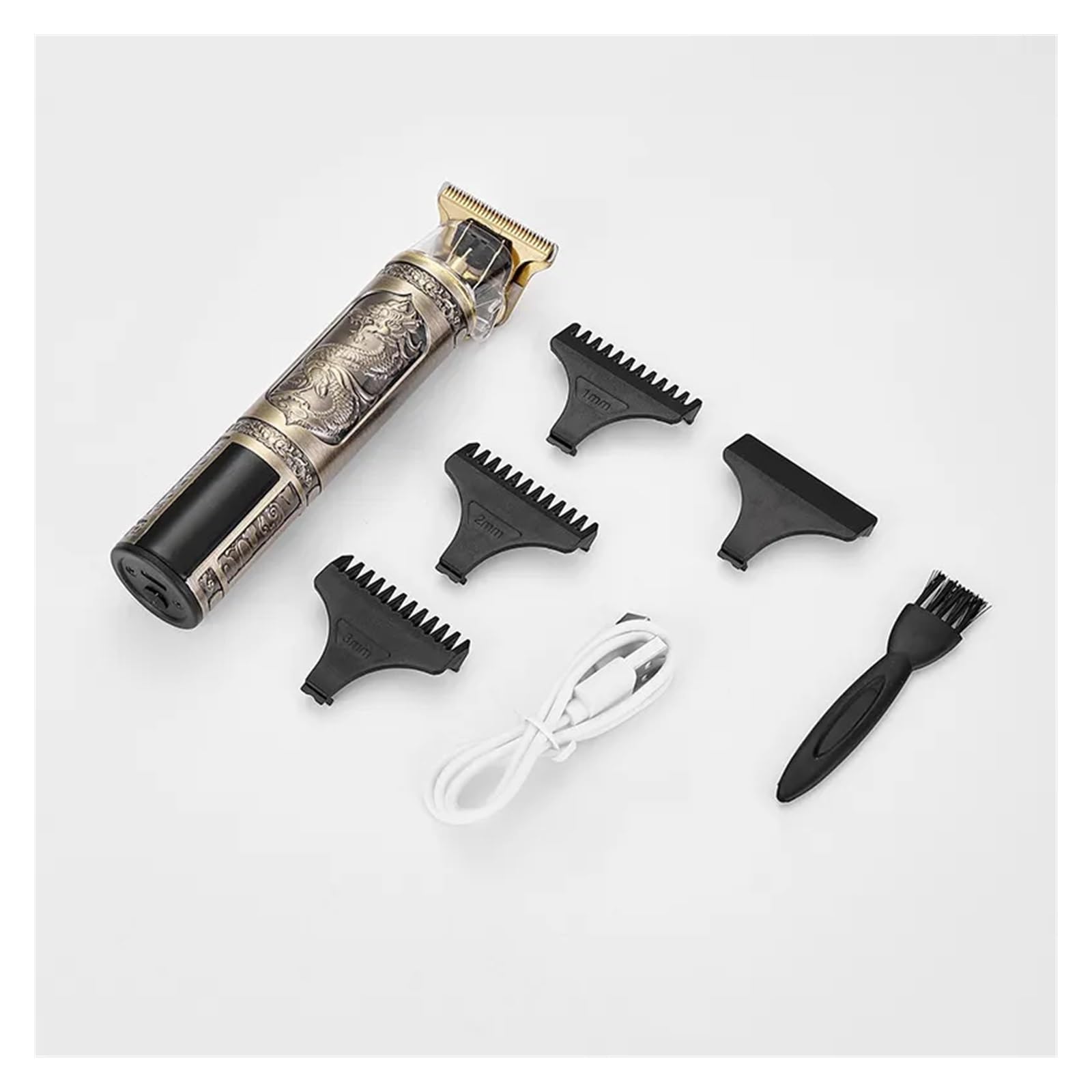 T9 Professional Electric Hair Clipper - USB Rechargeable Cordless Hair Trimmer with 3-Speed Adjustment, Large LCD Screen & Metal Blade for Men's Grooming, Beard & Hair Cutting at Home